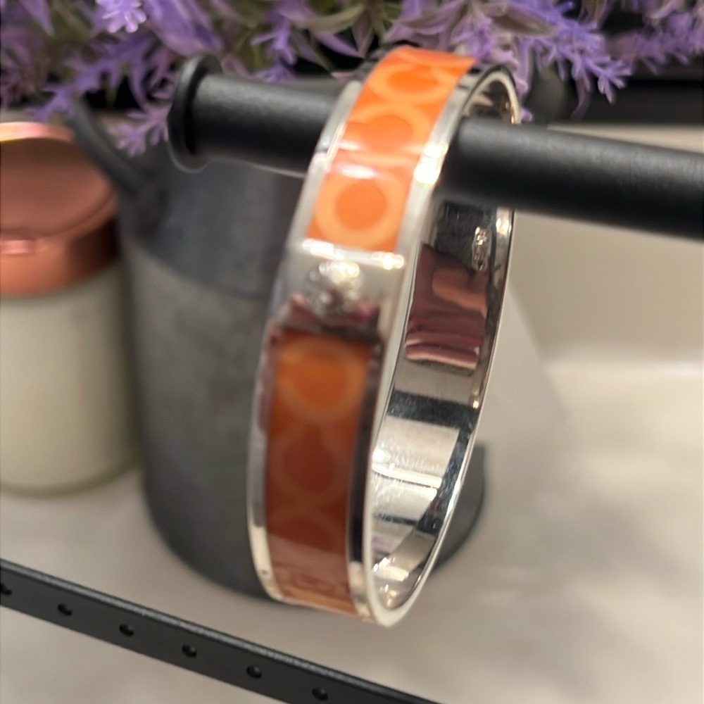 Peach coach bracelet